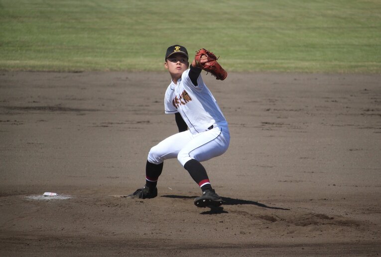 関東学園大学附属高校・石原勇斗投手（3年）©︎Yu Takagi