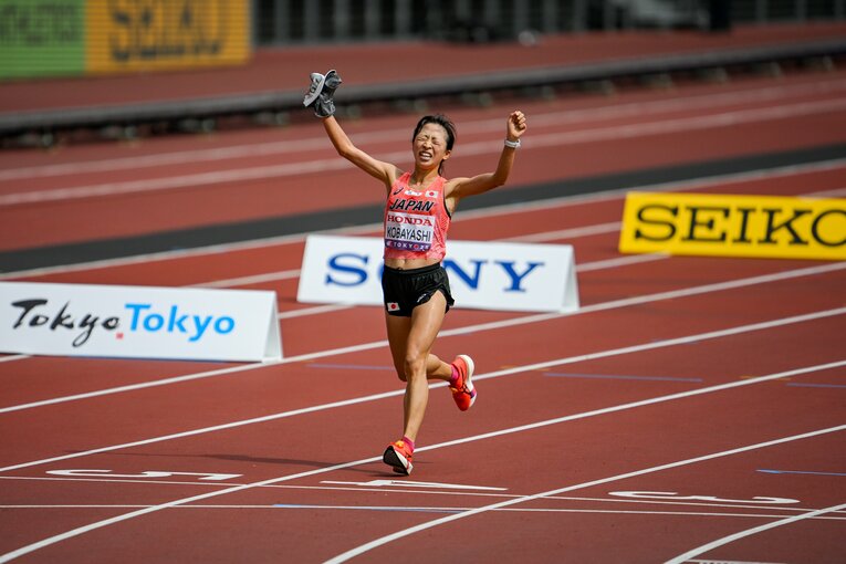 ゴールの瞬間　©Nanae Suzuki