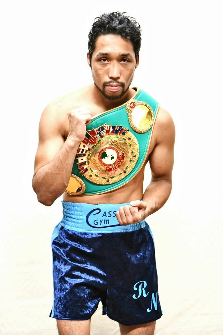 東洋太平洋スーパーライト級王者時代の内藤律樹　©Kokou Sekine