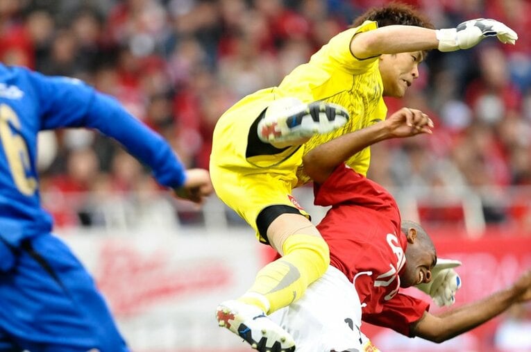 トリニータ時代の西川　©Sports Graphic Number