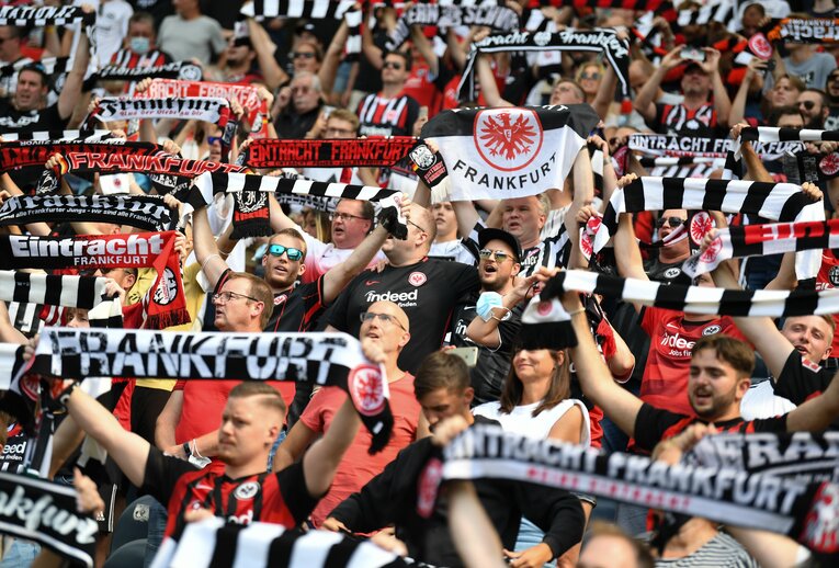 試合時のスタジアムはコロナ前の状態に　©Getty Images