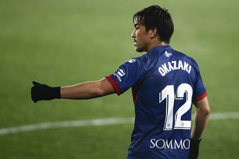 ウエスカ時代の岡崎。挑戦は続く