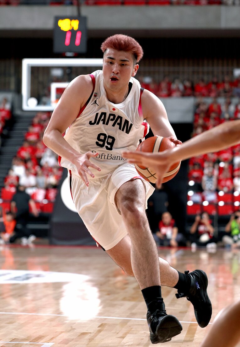 韓国とのテストマッチでの川真田　©JIJI PRESS