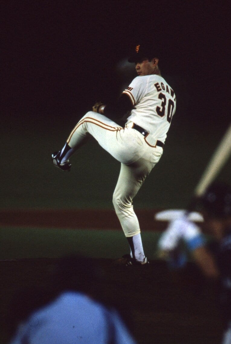 剛球の印象が強い江川だが、西本は江川の制球力に注目していたという　©Kazuhito Yamada