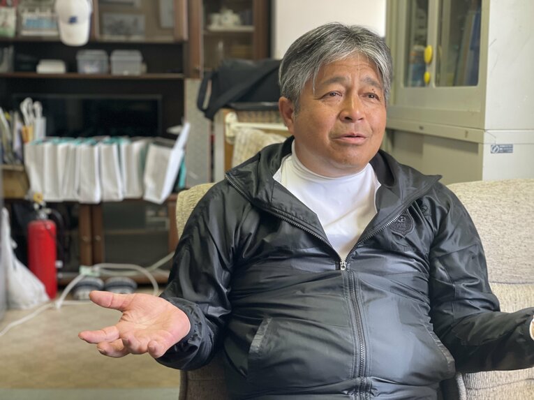 現役時代を振り返る遠山さん　©︎NumberWeb