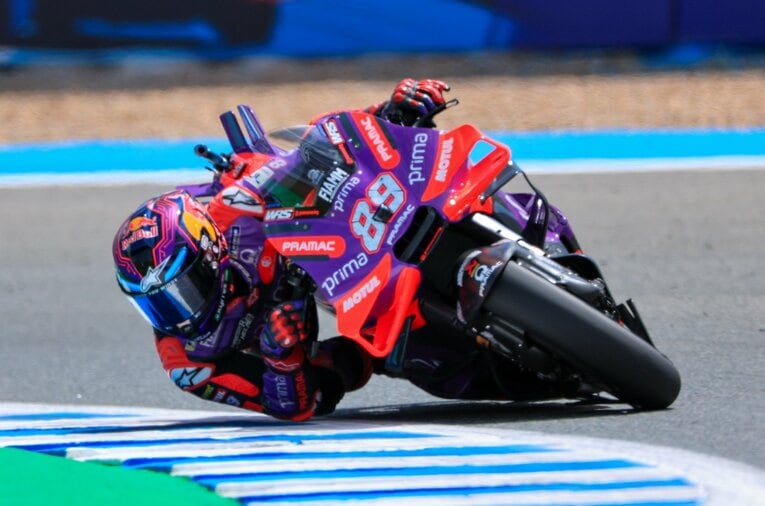 今季5戦を終え、ランキングトップのホルヘ・マルティン。MotoGP昇格とともにドゥカティ一で戦い、4年目となる26歳　©Satoshi Endo