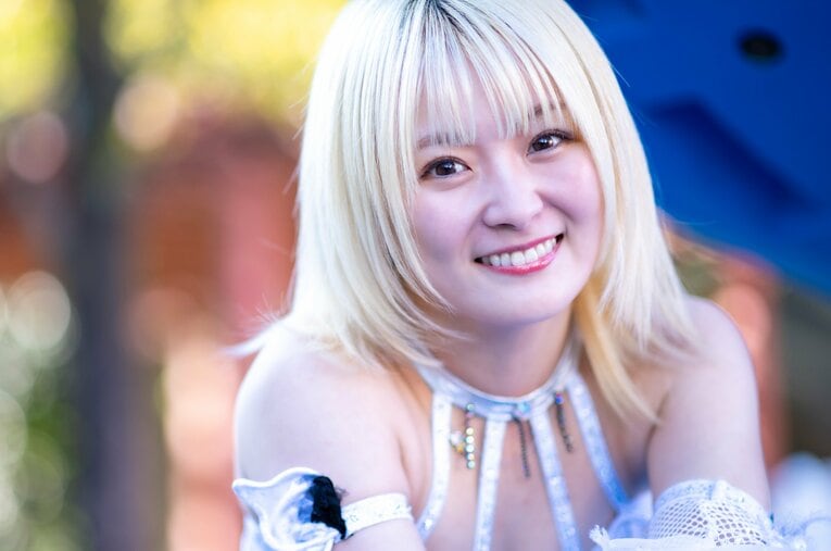 現ワンダー・オブ・スターダム王者のなつぽい ／ photograph by Takuya Sugiyama