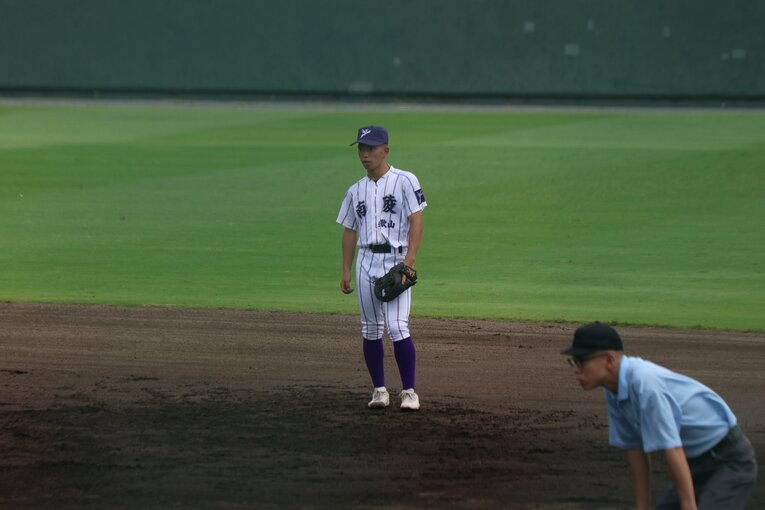 新生チームとして試合に臨んだ和歌山南陵高の選手　©Fumi Sawai