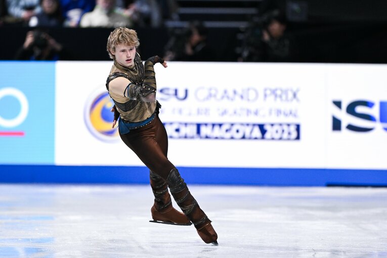 GPファイナルで圧巻の優勝を果たしたイリア・マリニン　©Asami Enomoto