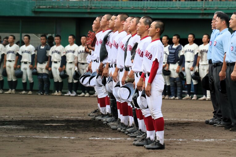 松山商業、昨秋制した愛媛県大会で　©Ichiro Sugino