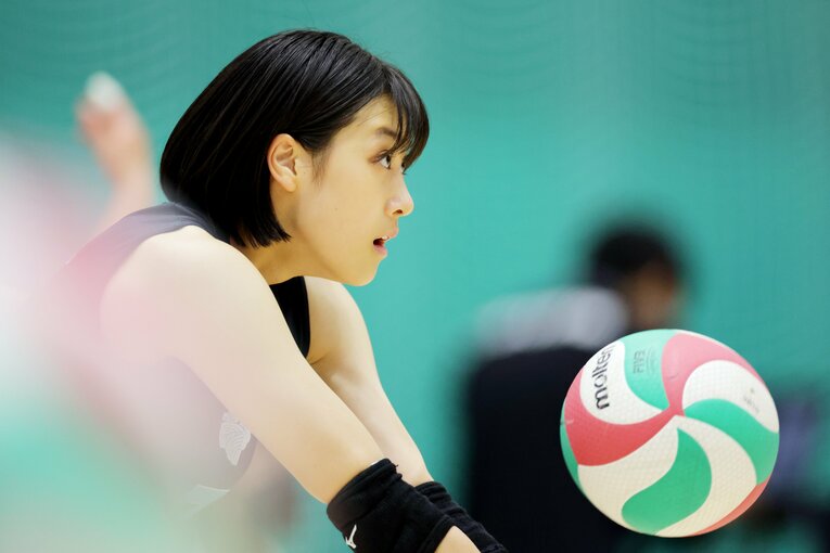 筑波大学時代の佐藤淑乃（2022年撮影）©︎Naoki Nishimura/AFLO SPORT