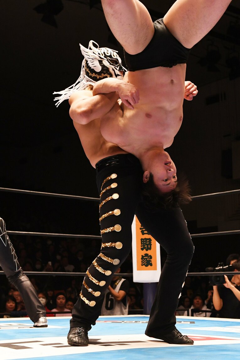 2018年1月5日、大田区総合体育館。エル・デスペラードと対戦