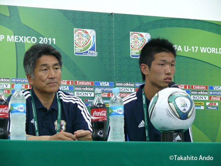 南野拓実、中島翔哉が聞いた大合唱。震災後のU-17W杯で体験した「世界」。(10) ／ photograph by Takahito Ando