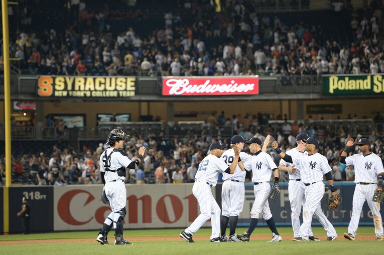 2012年～14年ヤンキース時代のイチロー　©BUNGEISHUNJU