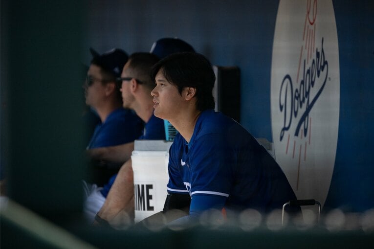 【翔平の英語でコミュニケーション】キャンプ中の様子　©Nanae Suzuki