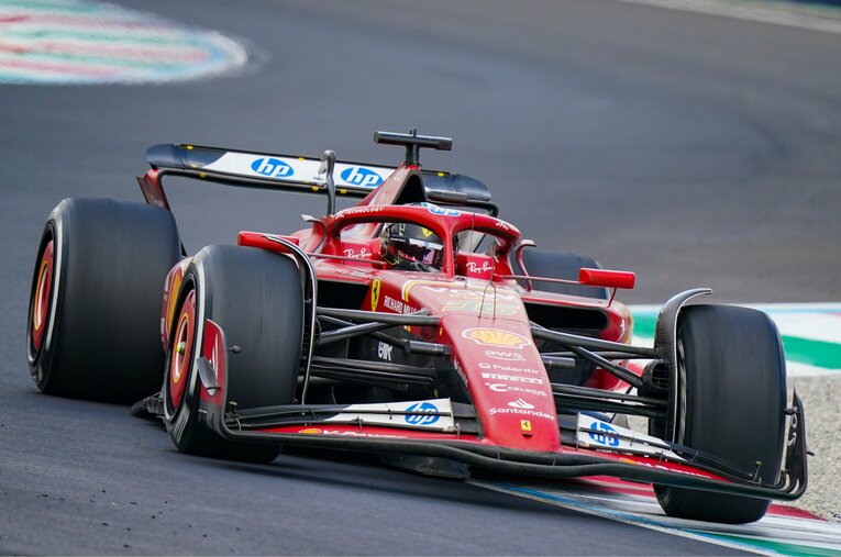 フェラーリの母国で今季2勝目を上げたルクレール。ランクトップのフェルスタッペンに86ポイント差の3位につけている ／ photograph by Getty Images