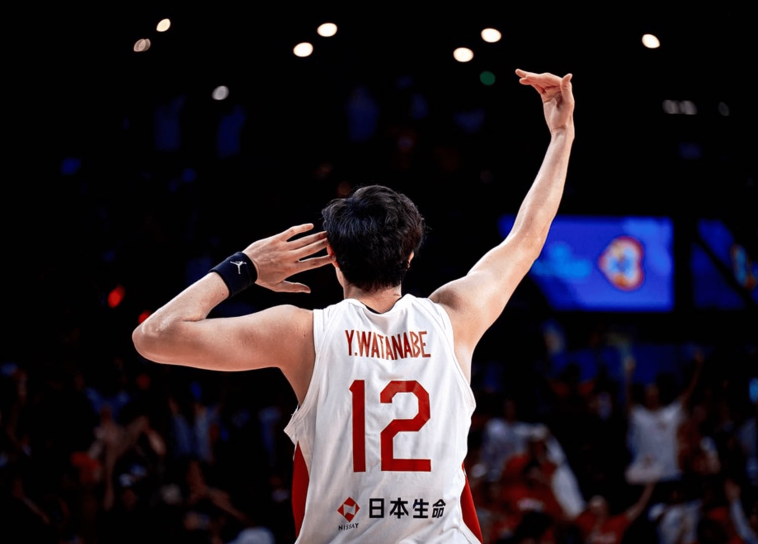 W杯ベネズエラ戦の渡邊雄太 ©FIBA