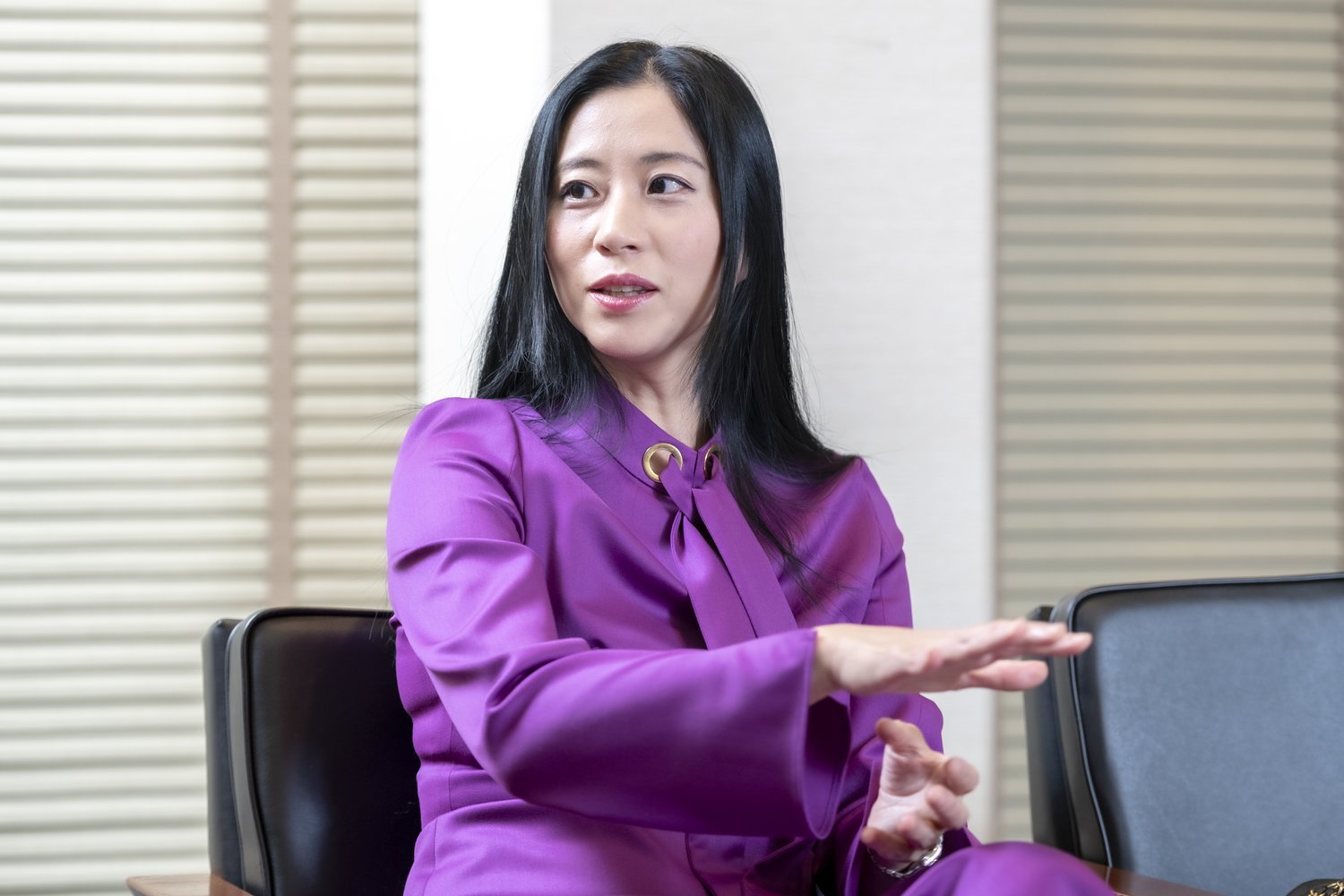 三浦瑠麗氏　©Takuya Sugiyama