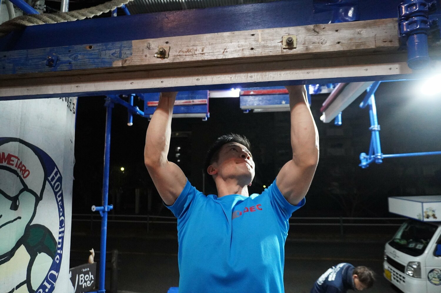 クリフハンガーのトレーニングは「アップが必須」になったという33歳　©NumberWeb