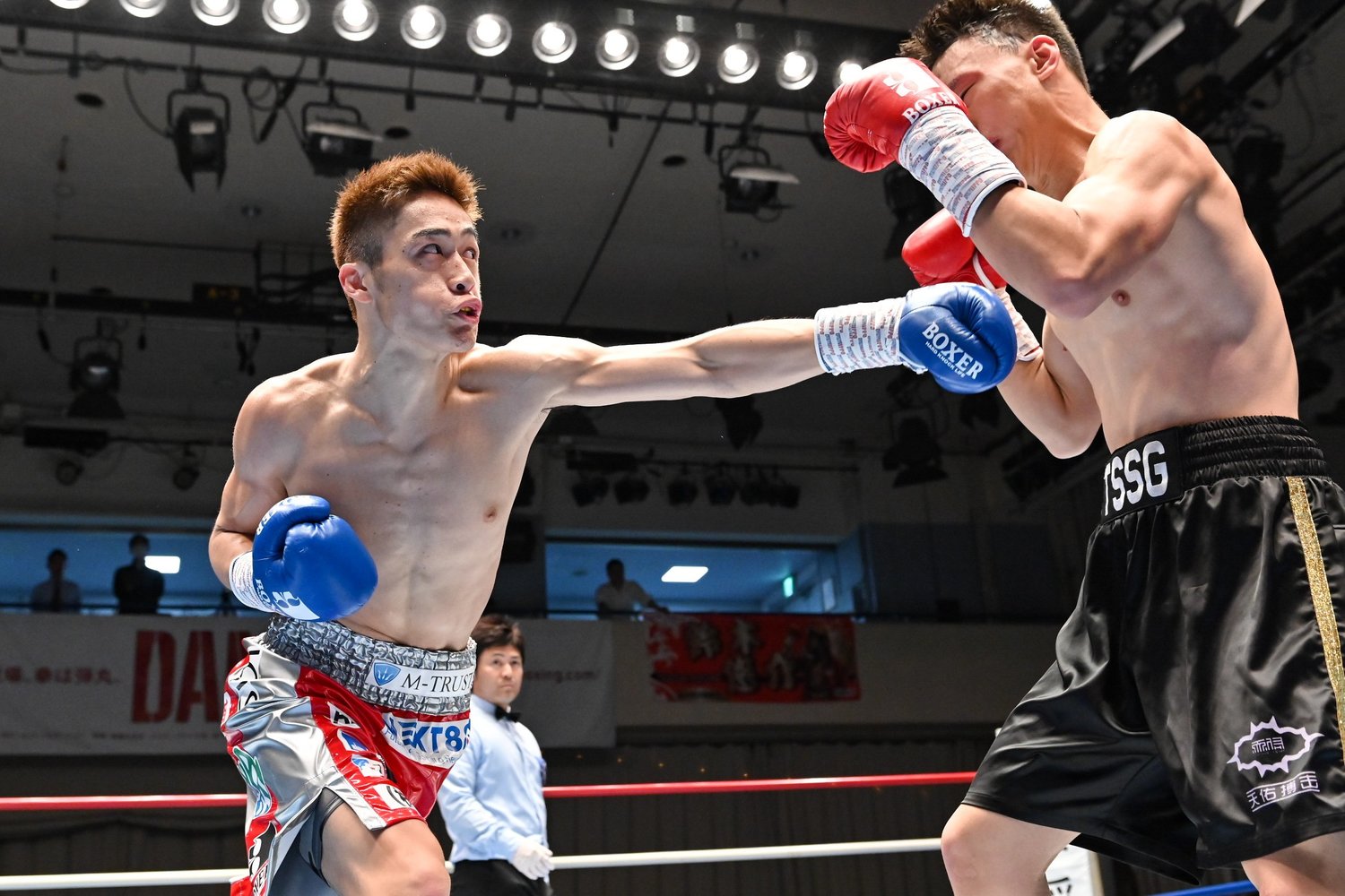 7月17日の“ユース王者対決”ではスーパーライト級王座を狙う湯場海樹©Hiroaki Yamaguchi