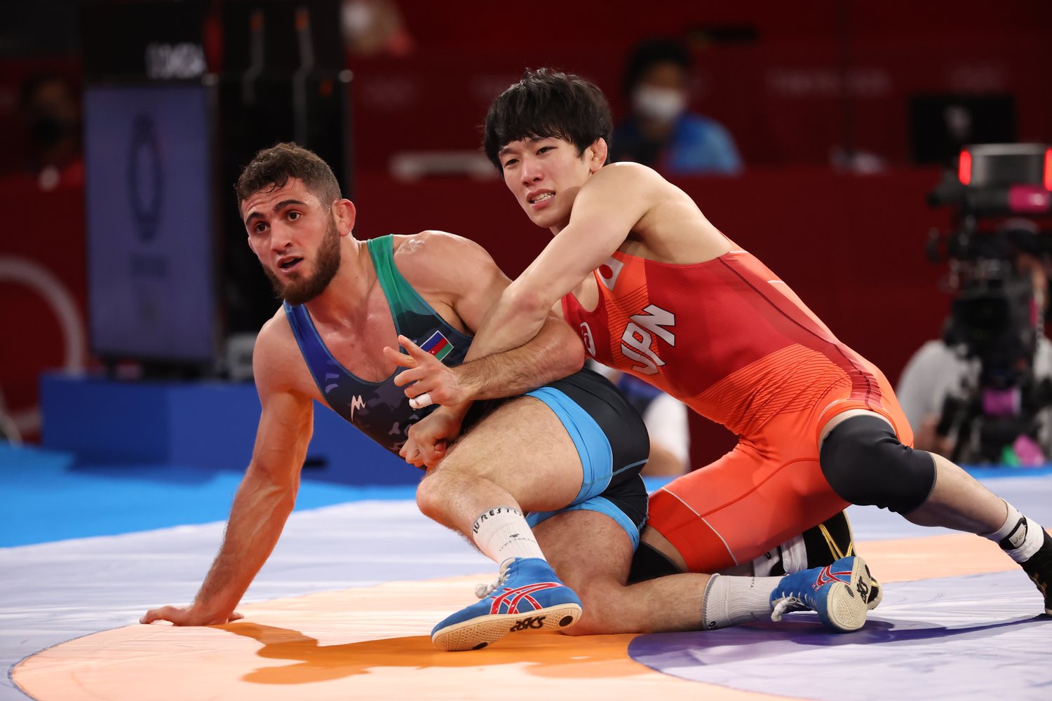 “超攻撃型”とけいようされる乙黒のレスリングスタイル