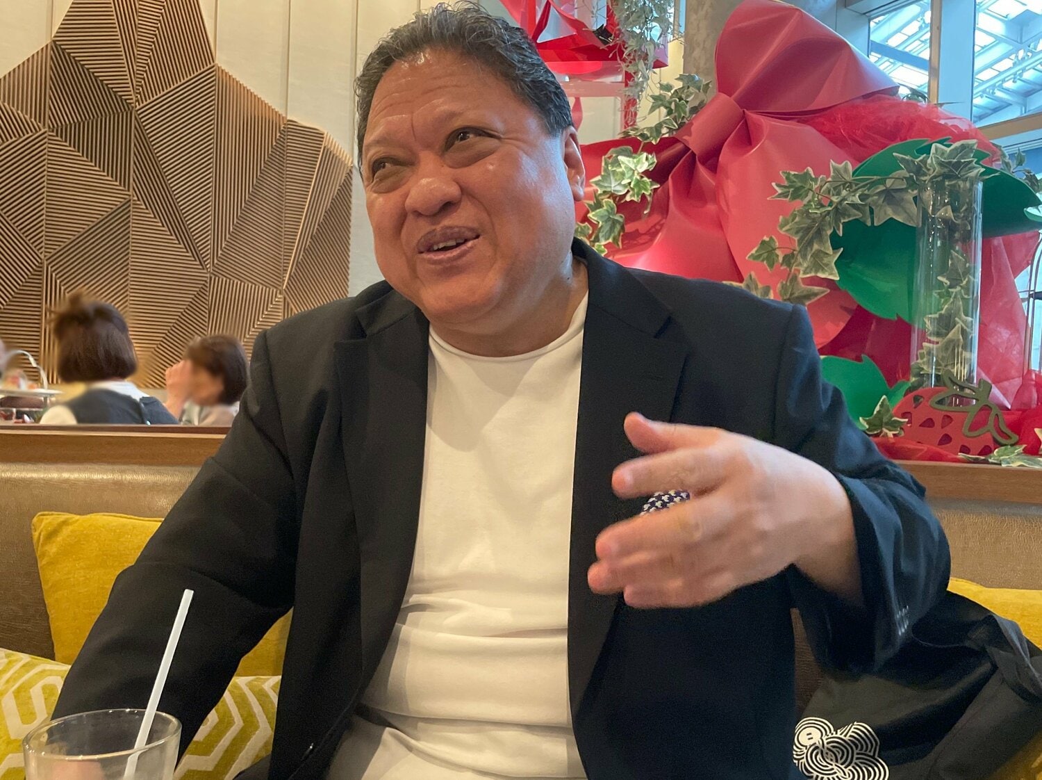 インタビューに応じてくれた金平桂一郎