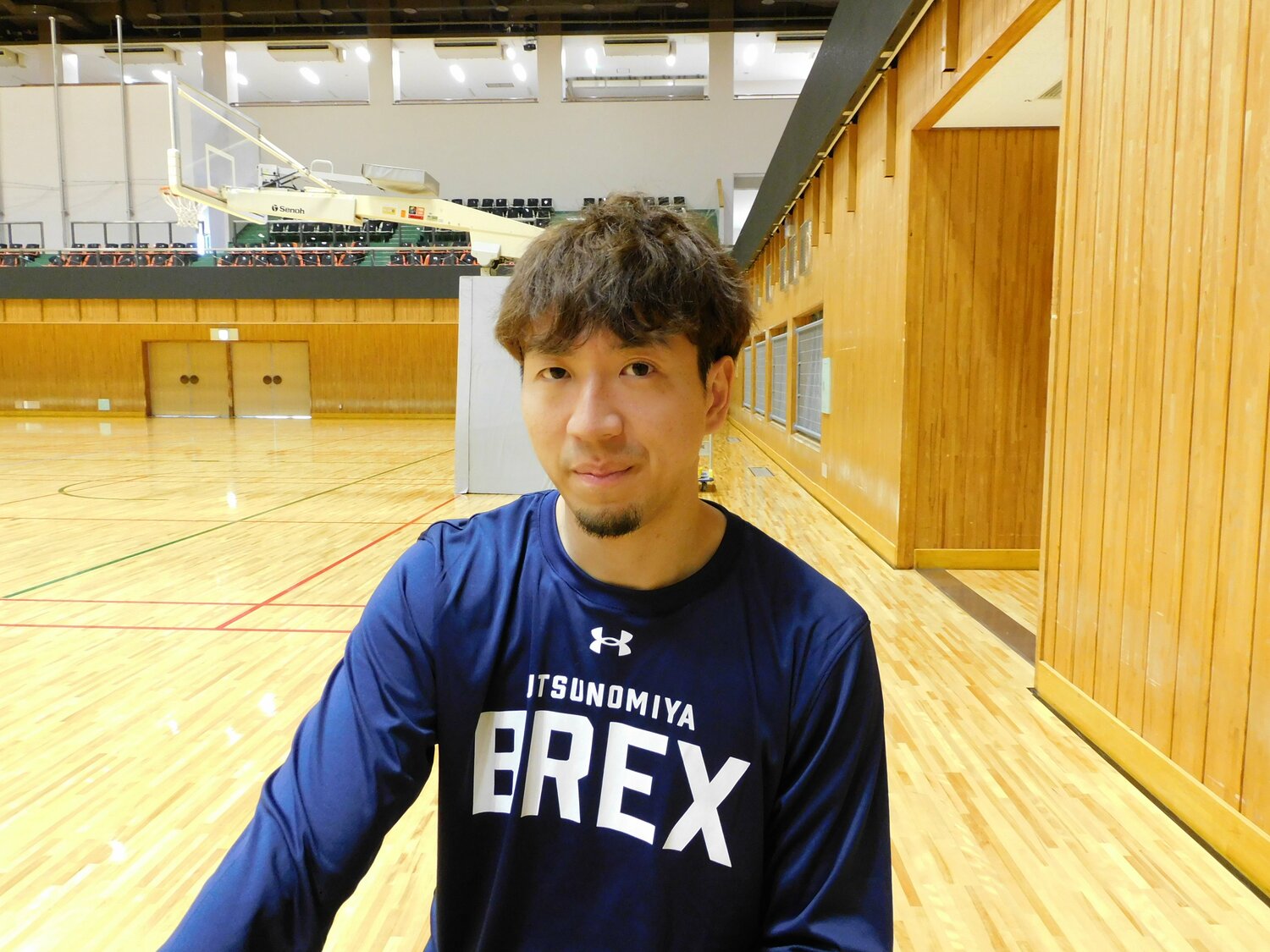 モンゴル戦での渡邊雄太に「笑っちゃいました」と振り返る比江島　©Yusuke Mimura