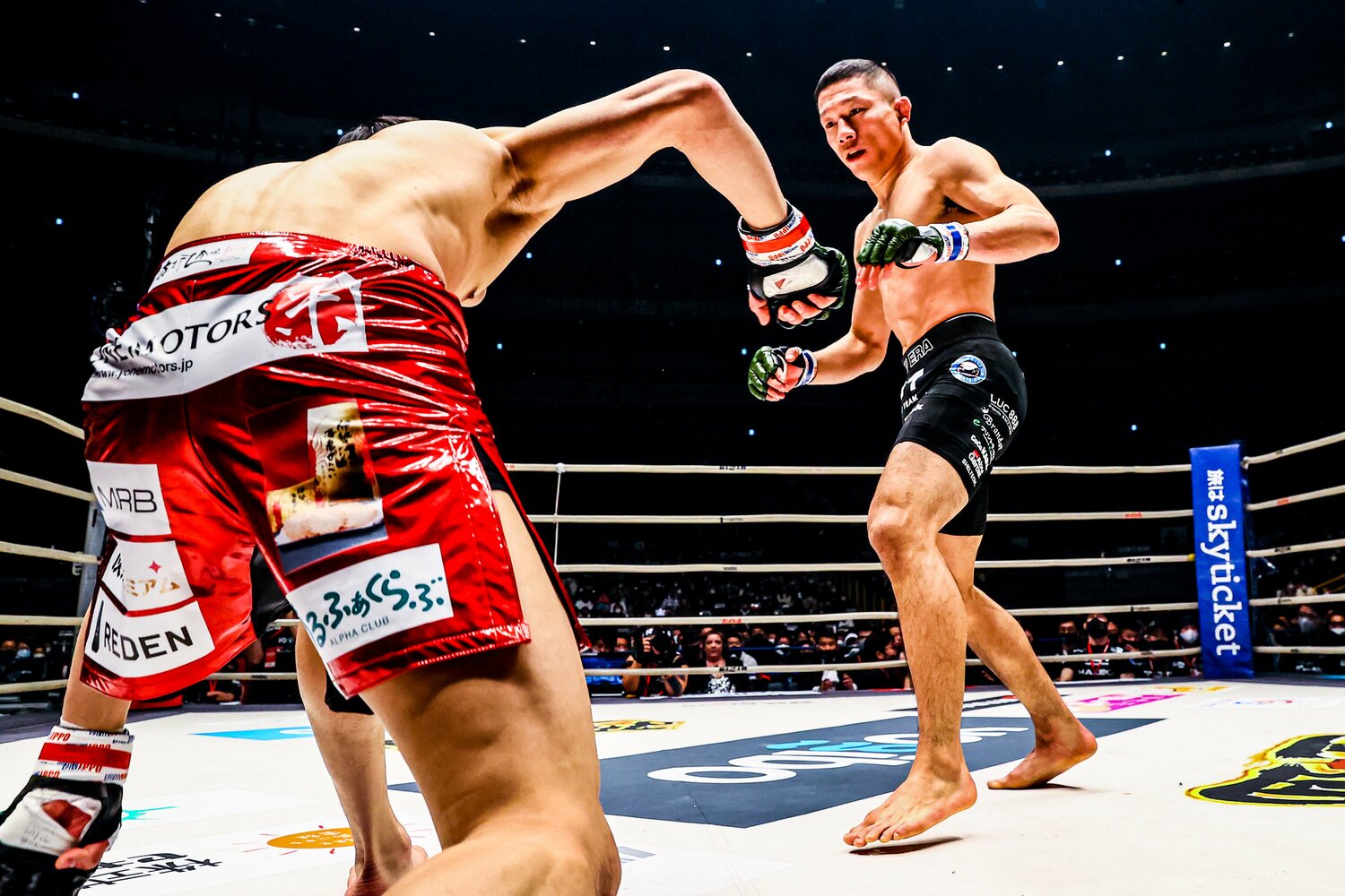 2020年12月31日、RIZINバンタム級タイトルマッチ・朝倉海戦　©︎RINZIN FF Susumu Nagao