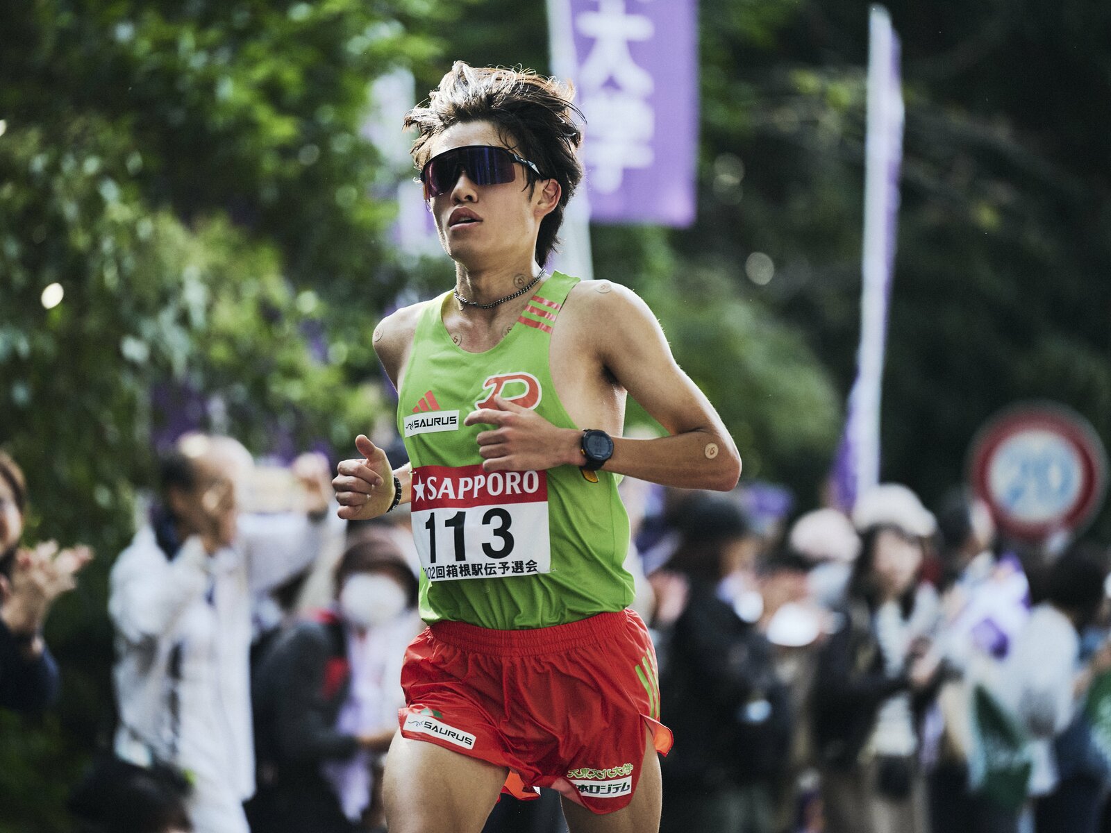 4年生の主軸・入濵輝大 photograph by Yuki Suenaga