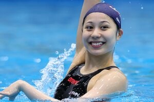 【注目】「身長172センチ」「100年に1人の逸材」比嘉もえ16歳の“度胸たっぷり”な才能…アーティスティックスイミング代表、父は「あの野球選手」