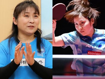 「トップ選手ほど、注意できるのは親しかいない」反発する平野美宇を、母・真理子さんはどう支えたか？「娘たちは三者三様だから面白い」《パリ五輪BEST》＜Number Web＞ photograph by L)Shigeki Yamamoto、R)AFLO