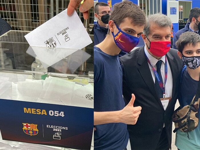 バルサ会長選、現地在住なので投票してきました… クライフイズムの改革者ラポルタは“再び”再建できるのか＜Number Web＞ photograph by Taku Kudo