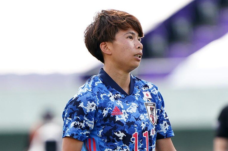 女子サッカー日本代表候補の田中美南は、「五輪のため」に短期での海外移籍を決断した選手のひとりだ ／ photograph by Getty Images