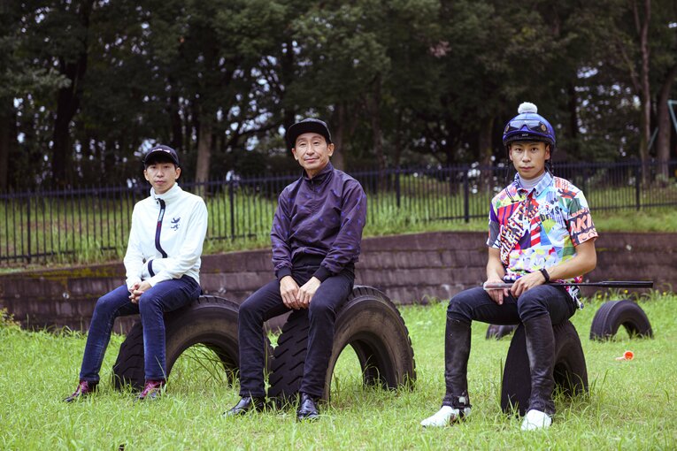 2020年に行われた横山親子の鼎談　©Takuya Sugiyama