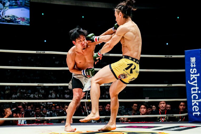 『RIZIN.17』朝倉未来vs.矢地祐介　©RIZIN FF Susumu Nagao