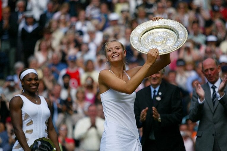 2004年ウィンブルドンで初のグランドスラム制覇 ／ photograph by Hiromasa Mano