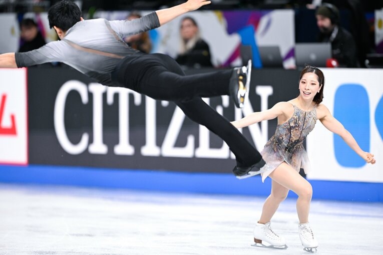 りくりゅうがGPファイナルで見せた美しい演技　©Asami Enomoto