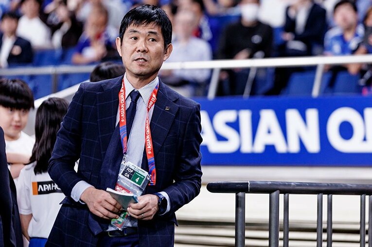 森保一監督は現在、数多くの海外組から日本代表をセレクションする立場になっている ／ photograph by Kiichi Matsumoto