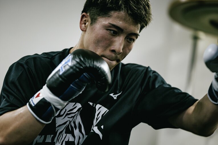 井上尚弥の公開練習　©Kiichi Matsumoto