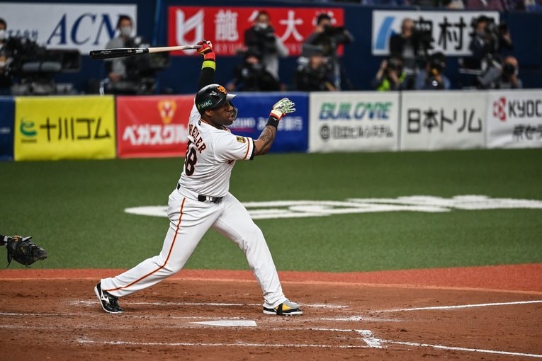 昨年の日本シリーズ第2戦でのウィーラー　(C)Nanae Suzuki