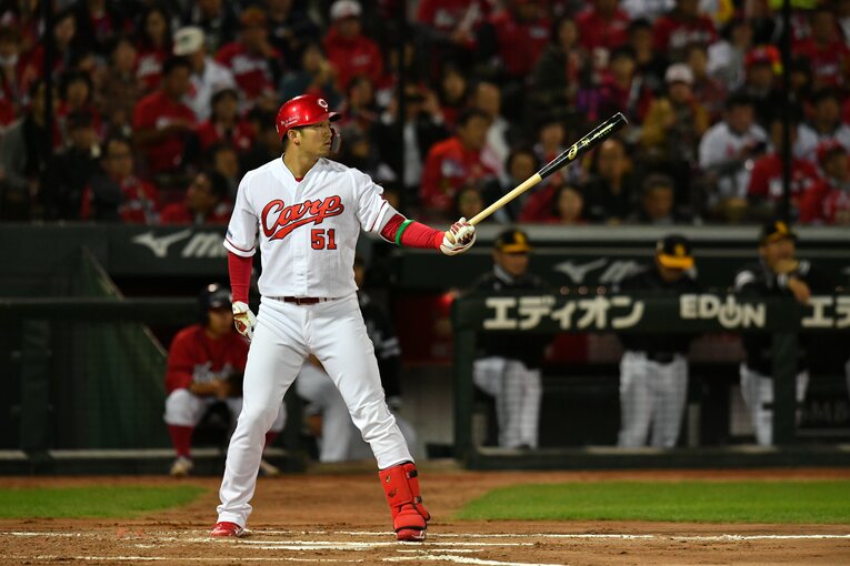 【誠也のカラダはいつから大きくなった？】24歳時点…2018年の鈴木誠也。カープ3連覇　©Hideki Sugiyama