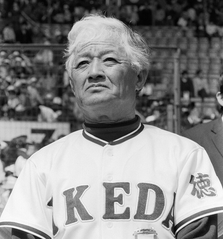 池田高野球部を率いて春・夏合わせて14回、甲子園出場。優勝3回、準優勝2回。2001年、77歳でこの世を去った ©JIJI PRESS