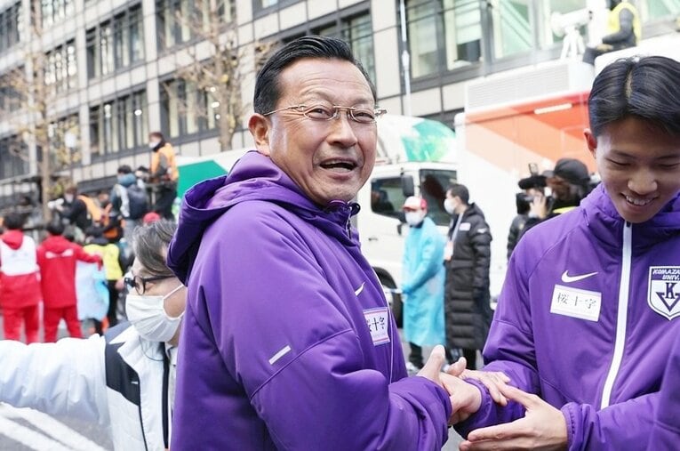 大八木弘明監督に「怒られ続けました」と振り返る、2021年箱根駅伝優勝メンバーの花崎悠紀。翌4年時には駅伝に出場しなかったが、それには理由があった ／ photograph by JIJI PRESS