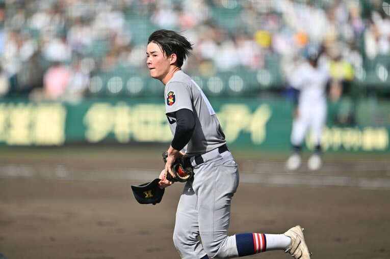 準々決勝・沖縄尚学での丸田ら慶応ナインの躍動＋森林監督の表情（全15枚）　©Hideki Sugiyama