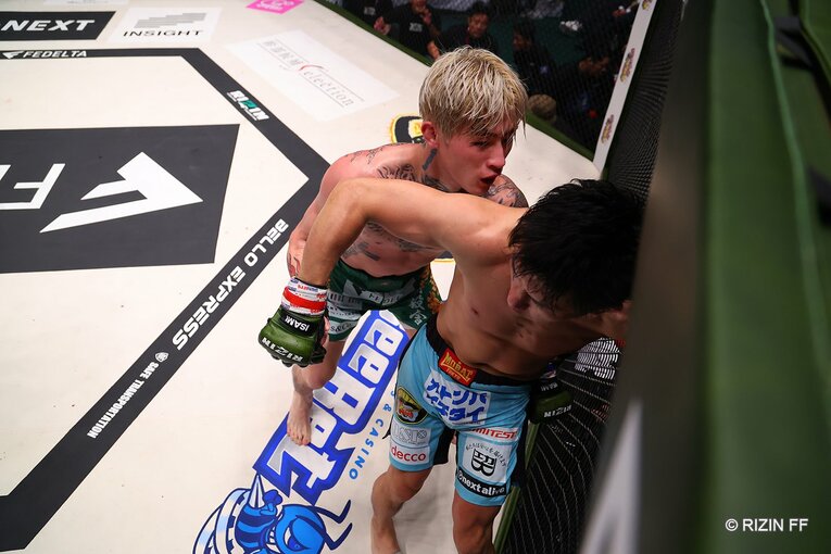 『RIZIN LANDMARK 5』斎藤裕vs平本蓮　©RIZIN FF