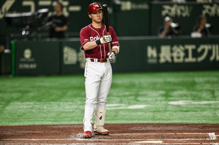 今江二軍打撃コーチ（当時）の助言もあり、打撃が向上したという　©️Nanae Suzuki