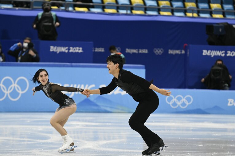 4年前、北京冬季五輪のりくりゅうペア ©Asami Enomoto／JMPA
