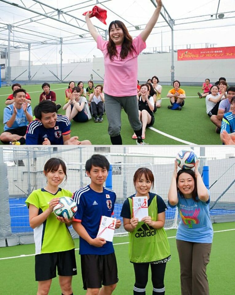 【写真上】 MVPの名前が呼ばれると大きな拍手が。　【写真下】 見事、得点王に輝いた4人。