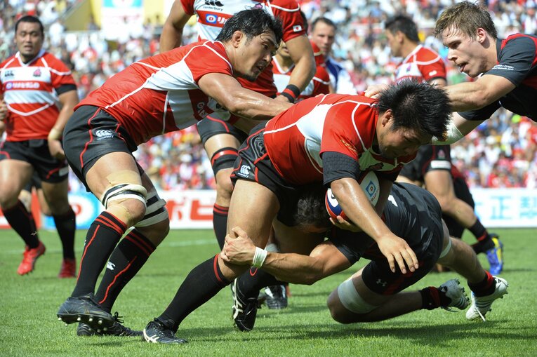 2013年、ウェールズに歴史的勝利　©︎Toshiya Kondo