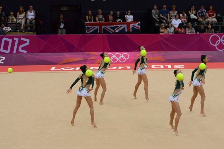 【これが一糸乱れぬフェアリージャパンの演技】サイード横田さんも出場したロンドン五輪団日本代表の演技を見る　©Asami Enomoto/JMPA